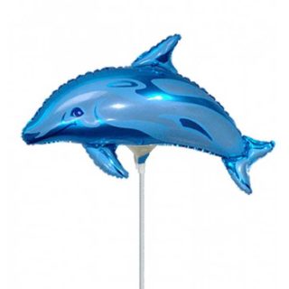 Delfin plavi mali balon