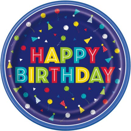 plavi happy birthday tanjirici