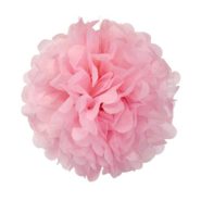 pom pom roze papirna lopta