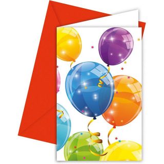 Pozivnica za rođendan sa balonima