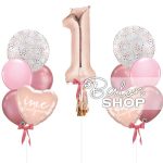 Rose gold set za prvi rođendan - Slika 2