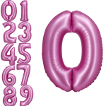 roze baloni brojevi