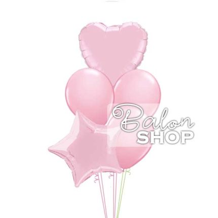 roze baloni sa helijumom