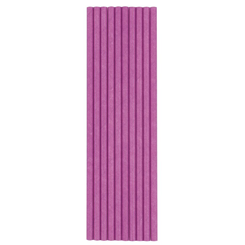 roze papirne slamčice