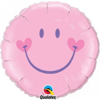 Smile roze folija balon