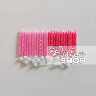 Roze tufnaste svećice