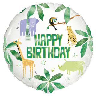 Safari Happy Birthday balon