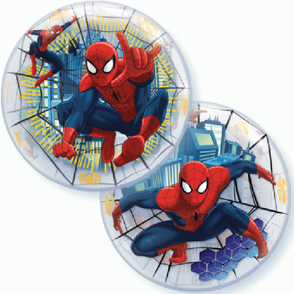 spiderman bubble balon