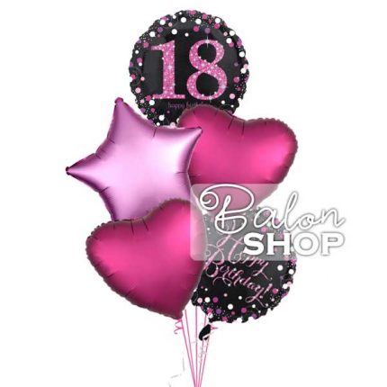 baloni buket za 18 rodjendan