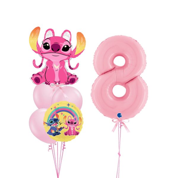 stitch pink dekoracija