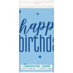 Plavi Happy Birthday stolnjak - Slika 3