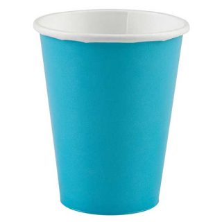Svetlo plave papirne čaše