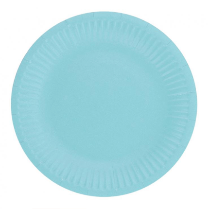 svetlo plavi tanjiri