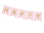 Roze baner Happy Birthday - Slika 2