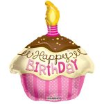 roze torta rodjendanski folija balon