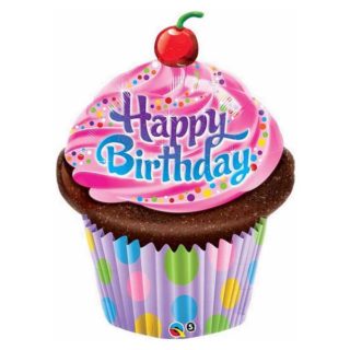 Folija balon Cupcake Srećan rođendan