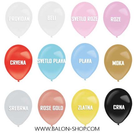 srednje veliki baloni sa helijumom