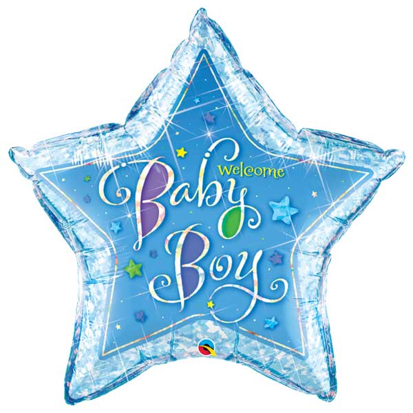 baby boy balon zvezda