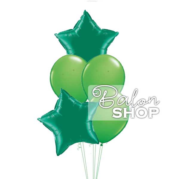 zeleni baloni sa helijumom