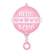 roze zvečka balon
