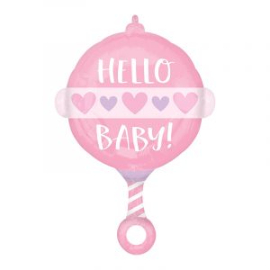 roze zvečka balon