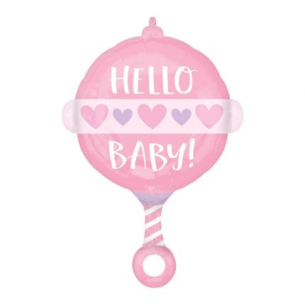 roze zvečka balon