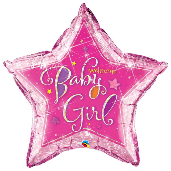 baby girl balon zvezda